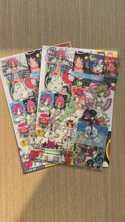 Oliwa Glitter Seamless Sticker – Replicate Angel