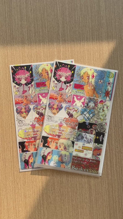 Oliwa Glitter Sticker – Dear Friend