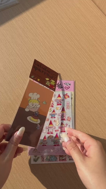 lululusparrow Pudding Time Bookmark Set (2 Single-Sided)