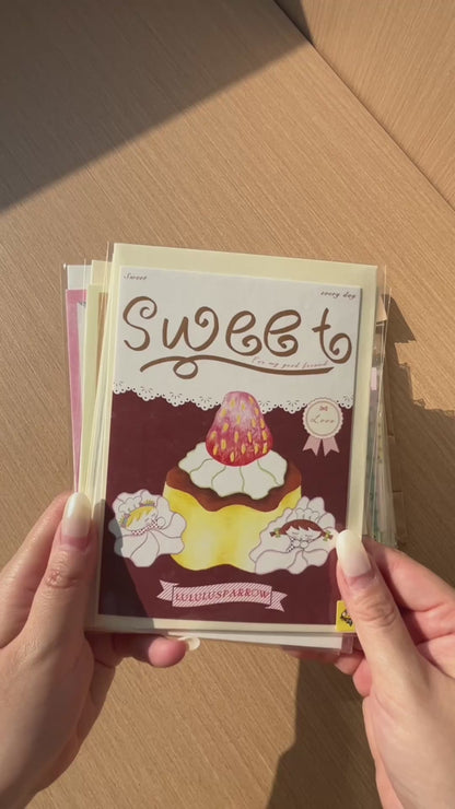 lululusparrow Postcard & Envelope Set