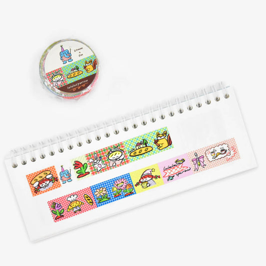 lululusparrow Vintage Plaid Shimmer Washi Tape