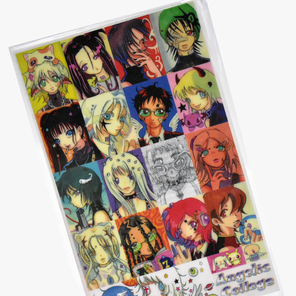 Oliwa Angelic College Character Photo Grid Seamless Sticker