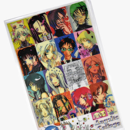 Oliwa Angelic College Character Photo Grid Seamless Sticker