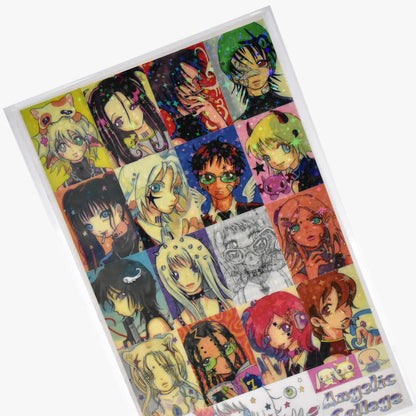 Oliwa Angelic College Character Photo Grid Seamless Sticker
