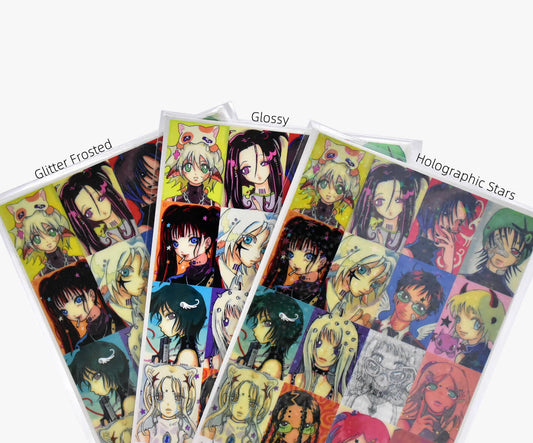 Oliwa Angelic College Character Photo Grid Seamless Sticker