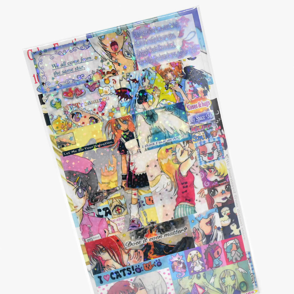 Oliwa Cyber Emotion Seamless Sticker Sheet