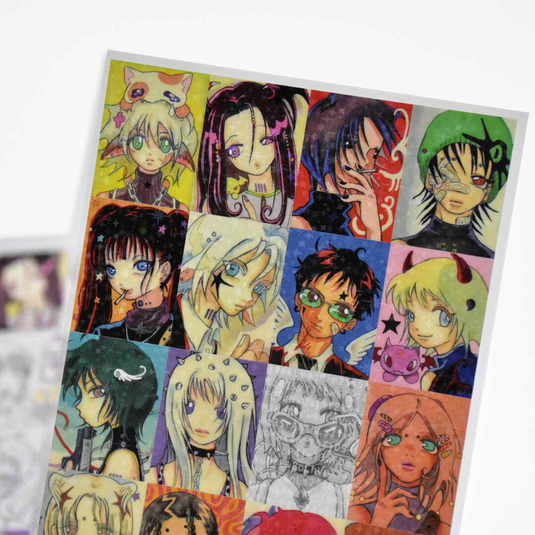 Oliwa Angelic College Character Photo Grid Seamless Sticker