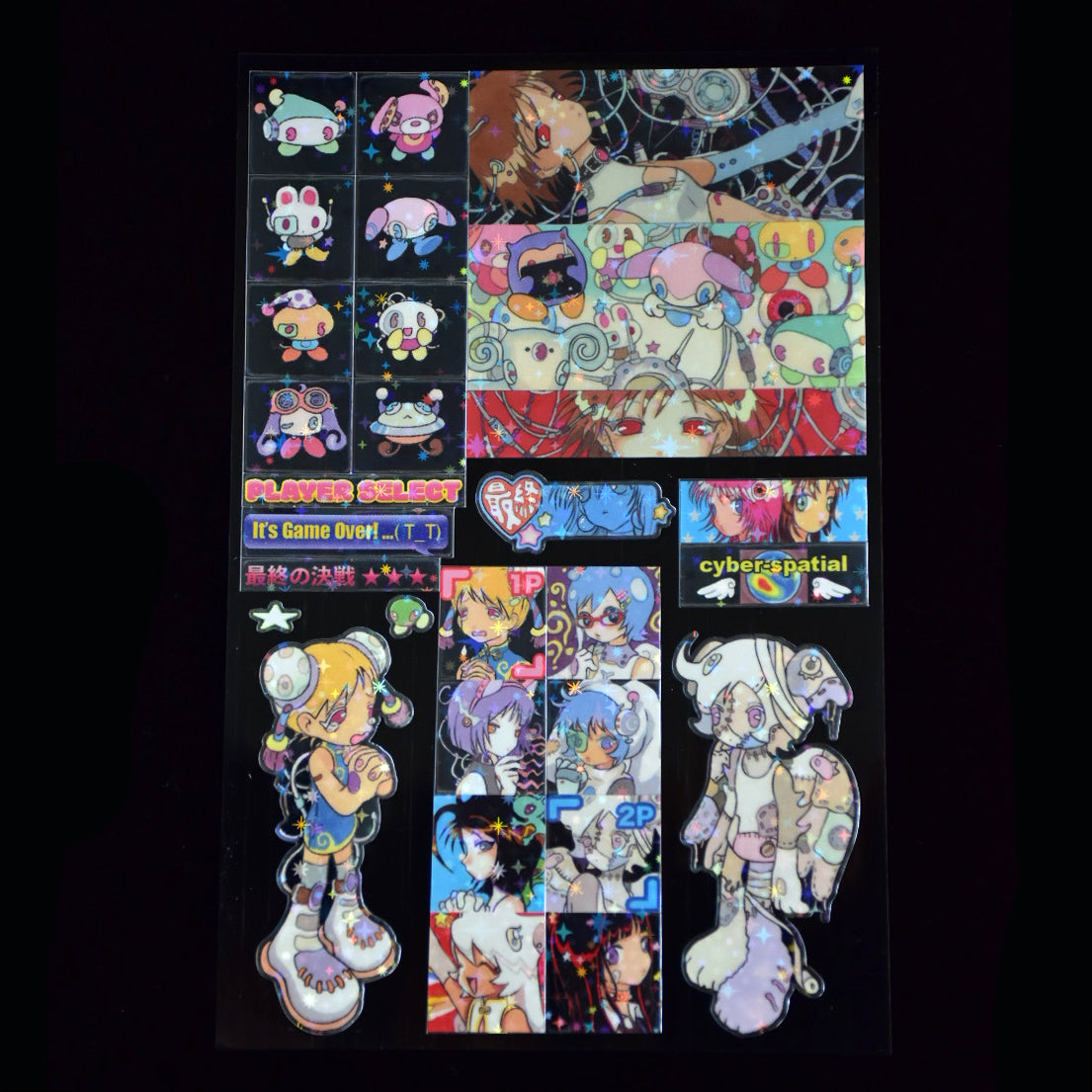 Oliwa Game Player Glitter Sticker – Game Player