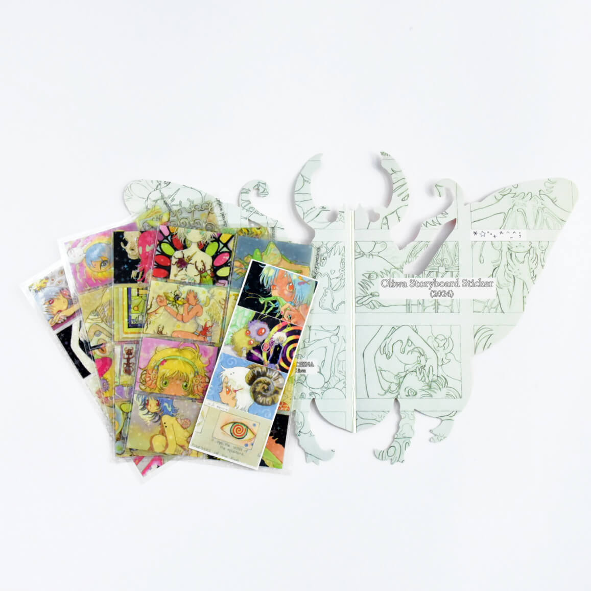 Oliwa Storyboard Sticker Set – “Fragments of Mind” 2024